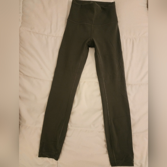 Lululemon Athletica Olive Green Leggings - Picture 1 of 3